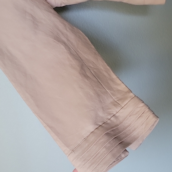 Ashley Stewart Military Officecore 14W NWT linen blend open front blazer - Picture 4 of 7